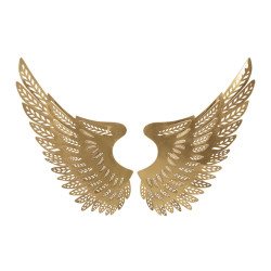 Ensemble de 2 panneaux muraux Ali Light – 90x43 cm – Métal Glam épuré et contemporain