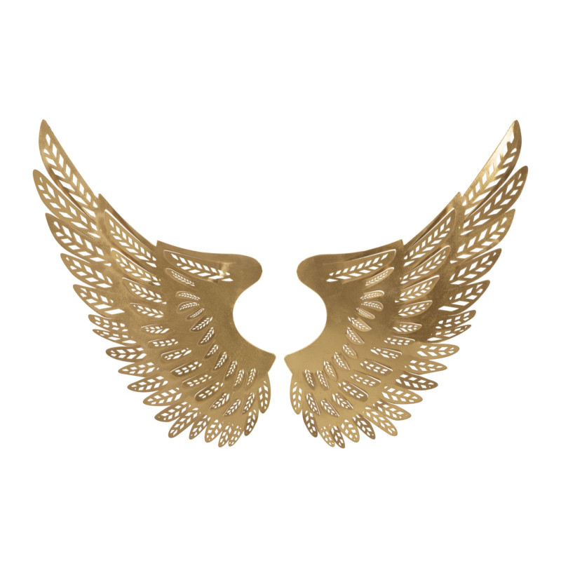 Ensemble de 2 panneaux muraux Ali Light – 90x43 cm – Métal Glam épuré et contemporain