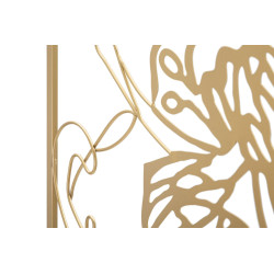 Panneau mural en fer doré – 60x80 cm – Finition brillante et élégance Glam intemporelle