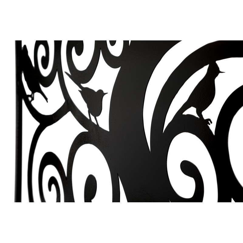 Panneau mural en fer Trois – 70x70 cm – Composition géométrique Glam minimaliste