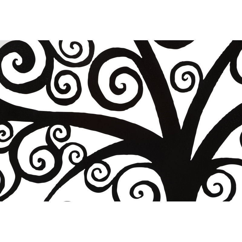 Panneau mural en fer Trois Plus – 100x100 cm – Grand format mural Glam artistique