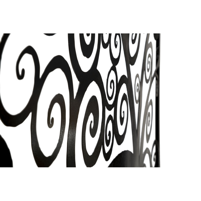 Panneau mural en fer Trois Plus – 100x100 cm – Grand format mural Glam artistique