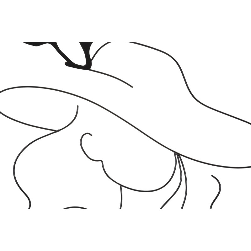 Panneau mural en fer Élégant – Modèle A – 60x80 cm – Déco Glam raffinée et stylisée