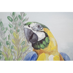 Tableau mural fait main Kenda Original – 120x90 cm – Art contemporain bohème et texturé