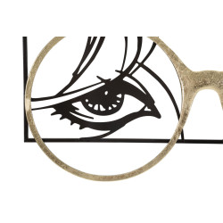 Panneau mural en fer pour lumière – 89x41 cm – Déco Glam design lumineux et moderne