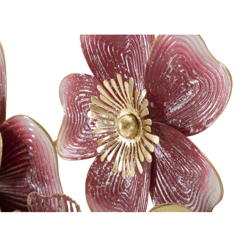 Panneau mural en fer LOBI – Un design glamour et intemporel (91,4 x 6,4 x 50,8 cm)