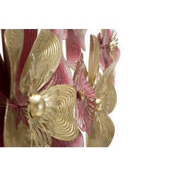 Panneau mural en fer LOBI – Un design glamour et intemporel (91,4 x 6,4 x 50,8 cm)