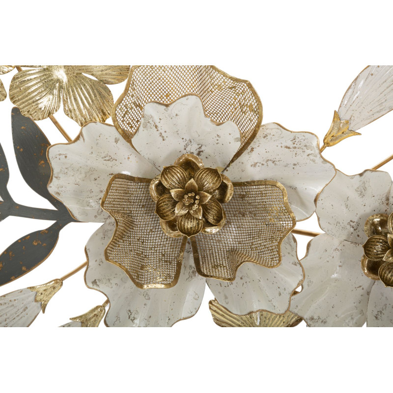 Panneau mural en fer gris – Sobriété moderne et éclat métallique (90,2 x 7,6 x 41,9 cm)