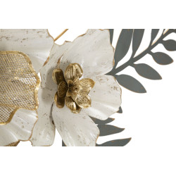 Panneau mural en fer gris – Sobriété moderne et éclat métallique (90,2 x 7,6 x 41,9 cm)