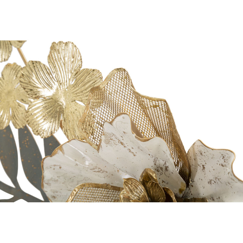 Panneau mural en fer gris – Sobriété moderne et éclat métallique (90,2 x 7,6 x 41,9 cm)