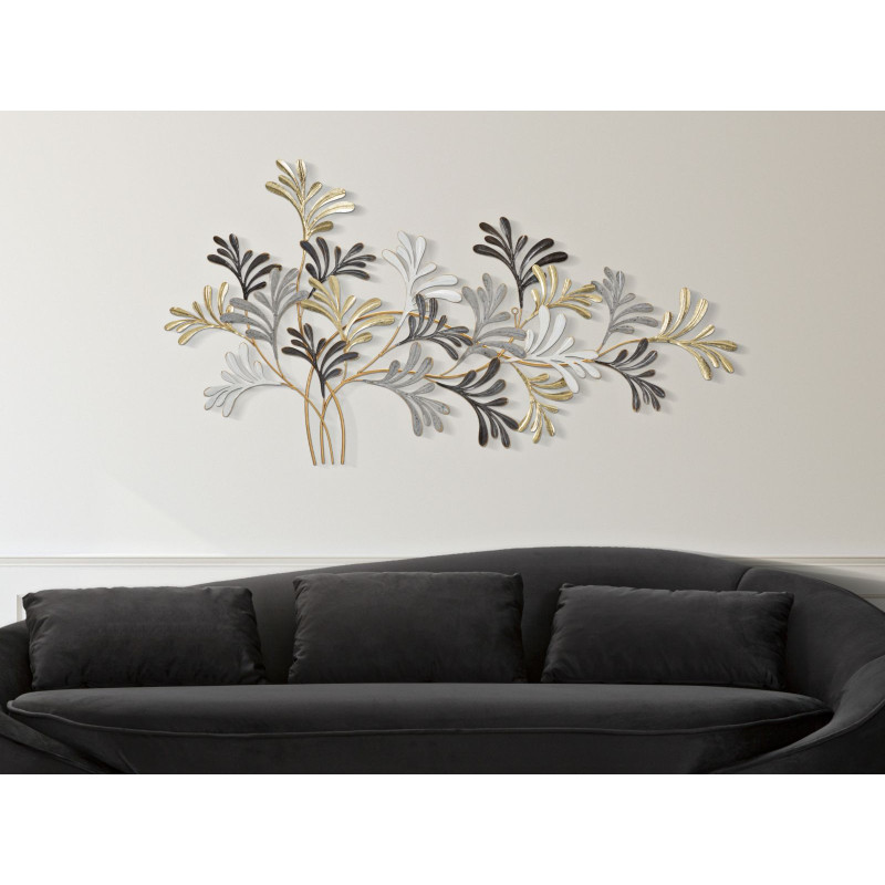 Panneau mural en fer LIXY – L’art du fer sublimé (130,8 x 7,6 x 70,5 cm)