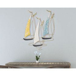 Panneau mural VELA couleur – Explosion de nuances et d’élégance (78,7 x 3,8 x 97,8 cm)