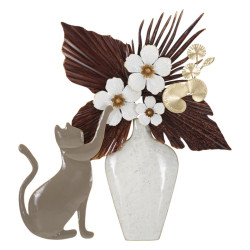 Panneau mural motif chat – L’originalité féline s’invite sur vos murs (54,6 x 8,9 x 59,7 cm)