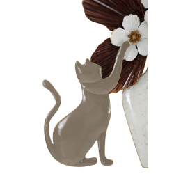 Panneau mural motif chat – L’originalité féline s’invite sur vos murs (54,6 x 8,9 x 59,7 cm)