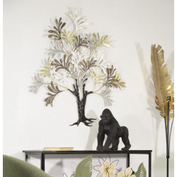 Panneau mural ALBERO LIXY – L’arbre d’élégance en métal (97,2 x 8,9 x 100,3 cm)