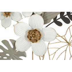 Panneau mural BOUQ – L’art floral revisité en métal (71 x 4 x 96,5 cm)