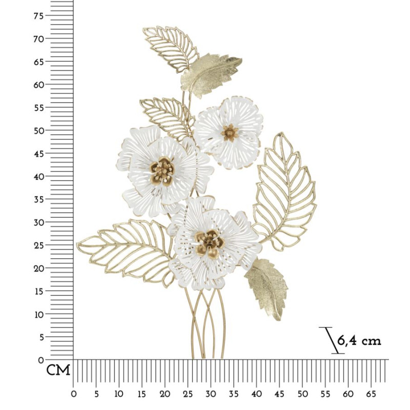 Panneau mural blanc – Pureté et modernité murale (54 x 6,4 x 73,7 cm)