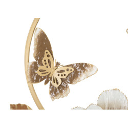 Panneau mural rond – La perfection géométrique du métal (58,4 x 5,1 x 63,5 cm)