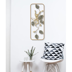 Panneau mural SINGE – Une création exotique pleine de personnalité (28,6 x 3,8 x 74,3 cm)