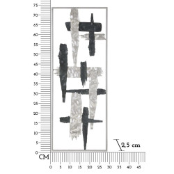 Panneau mural NOUVEAU ART – Un hommage à l’art moderne (28,6 x 2,5 x 74,3 cm)