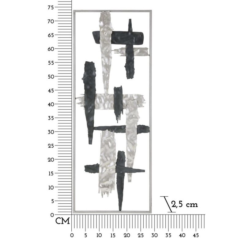 Panneau mural NOUVEAU ART – Un hommage à l’art moderne (28,6 x 2,5 x 74,3 cm)