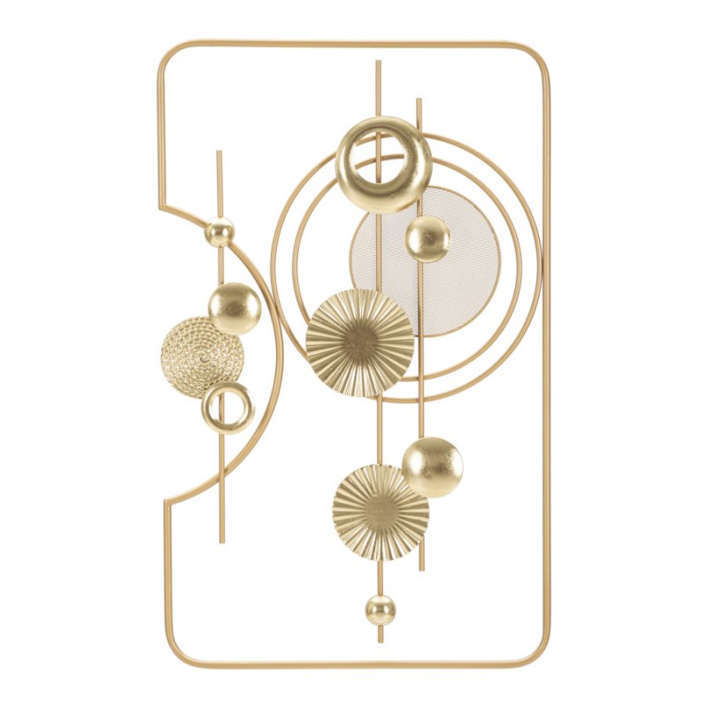 Panneau mural doré – Une brillance chic pour vos intérieurs (49,5 x 3,8 x 80 cm)