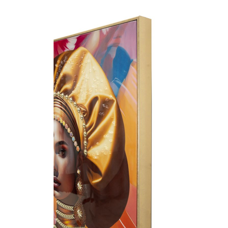 Tableau avec cadre SAMIRA – Une finition chic et stylée (72 x 4,5 x 102 cm)