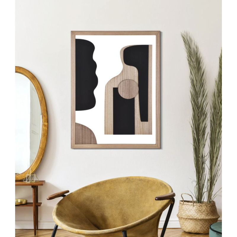 Panneau mural ASTRY – Minimalisme et élégance (60 x 2 x 80 cm)