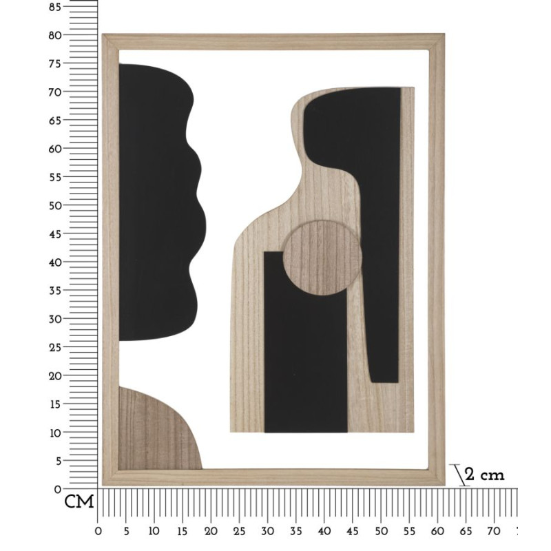 Panneau mural ASTRY – Minimalisme et élégance (60 x 2 x 80 cm)