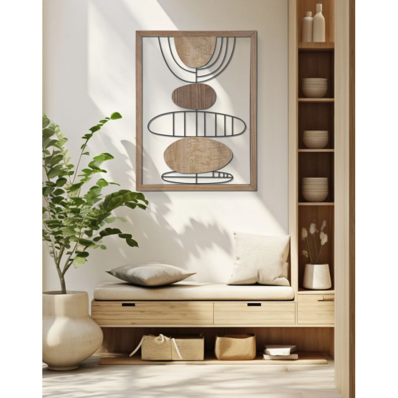 Panneau mural ASTROY – Modernité et lignes harmonieuses (60 x 2 x 80 cm)