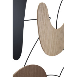 Panneau mural ASTROY – Version B, élégance contemporaine (60 x 2 x 80 cm)