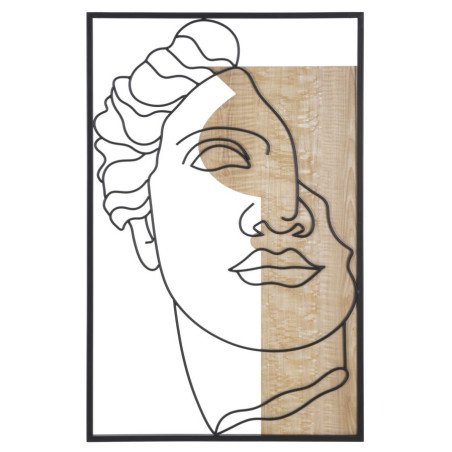 Panneau mural DAVID – Design moderne et subtil (50 x 2 x 80 cm)