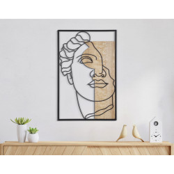 Panneau mural DAVID – Design moderne et subtil (50 x 2 x 80 cm)
