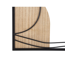 Panneau mural DAVID – Version B, harmonie des lignes (55 x 2 x 80 cm)