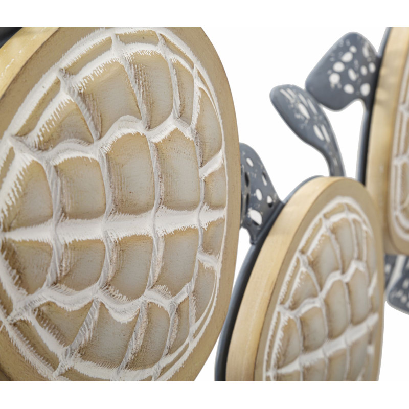 Panneau mural TARTARUGHE – Design original et captivant (111,5 x 6,3 x 43 cm)