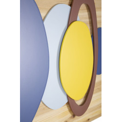 Panneau mural COULEUR BOIS – Nature et élégance (80 x 2,5 x 50 cm)