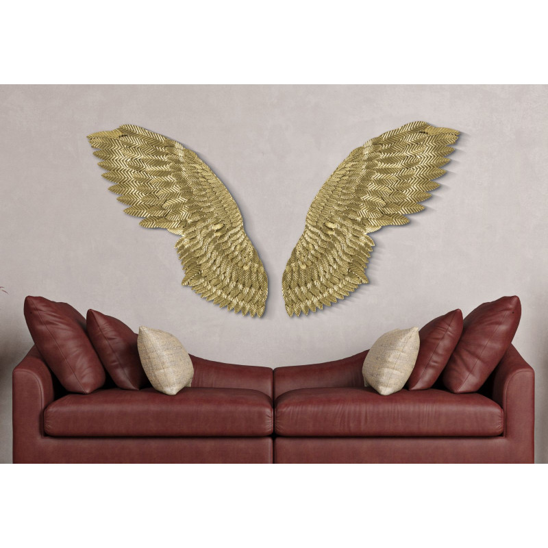 Panneau mural Super Wings – Lot de 2 pièces pour effet spectaculaire (60 x 8 x 146 cm)