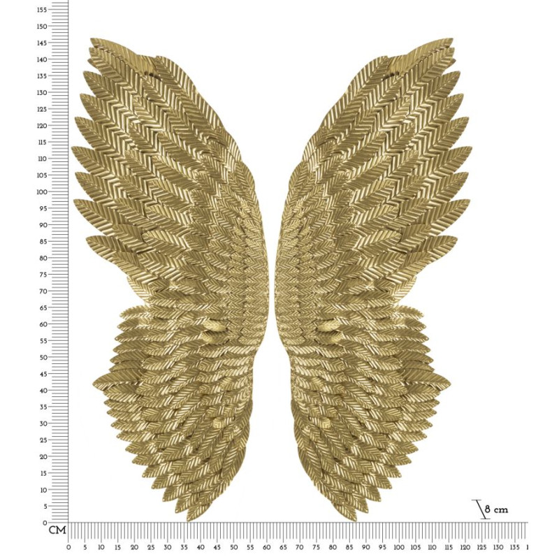 Panneau mural Super Wings – Lot de 2 pièces pour effet spectaculaire (60 x 8 x 146 cm)