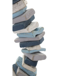 Hippocampe couleur à suspendre – Décoration marine originale (22 x 6 x 55 cm)