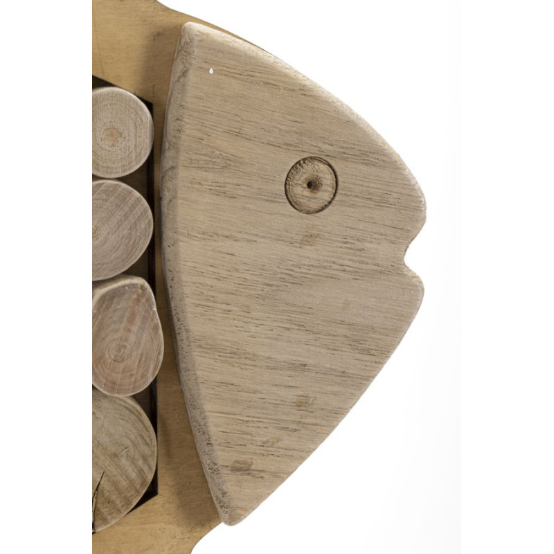 Poisson nature à suspendre – Touche authentique et naturelle (42,5 x 2 x 28,5 cm)