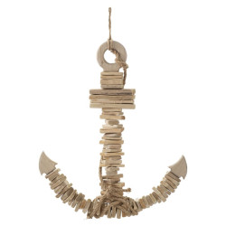 Ancrage nature à suspendre – Élément décoratif marin (39 x 7 x 46 cm)