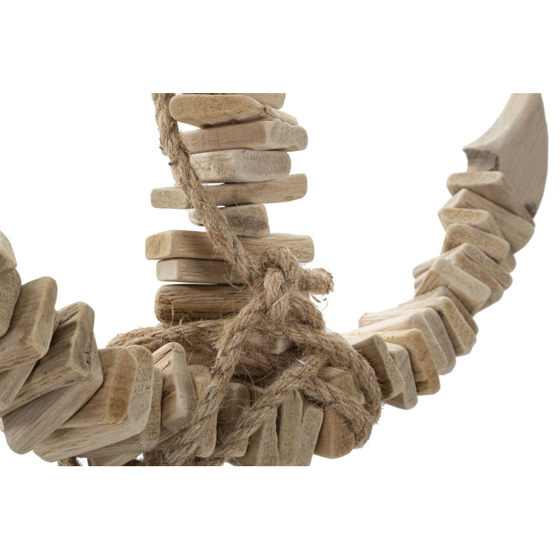 Ancrage nature à suspendre – Élément décoratif marin (39 x 7 x 46 cm)