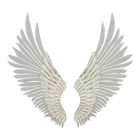 Panneau mural ailes naturelles – Lot de 2 pièces aérien (43,8 x 2,5 x 104 cm)