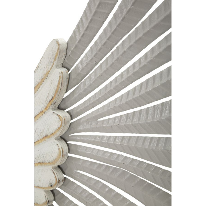 Panneau mural ailes naturelles – Lot de 2 pièces aérien (43,8 x 2,5 x 104 cm)