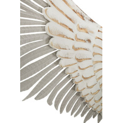 Panneau mural ailes naturelles – Lot de 2 pièces aérien (43,8 x 2,5 x 104 cm)