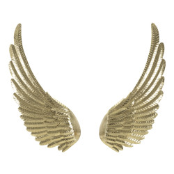 Panneau mural Wings Amy – Lot de 2 pièces, élégance aérienne (60 x 4,4 x 130 cm)