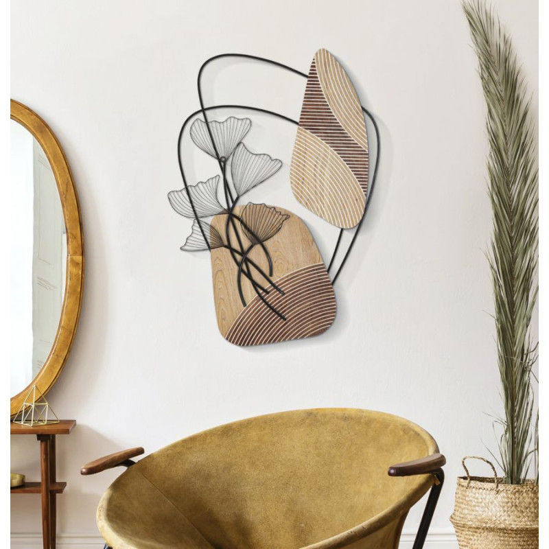 Panneau mural TALI – Design contemporain et raffiné (70 x 3 x 100 cm)