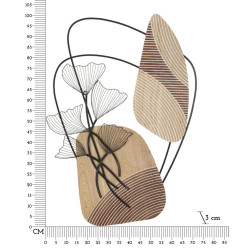 Panneau mural TALI – Design contemporain et raffiné (70 x 3 x 100 cm)