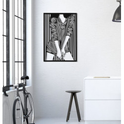 Panneau mural élégant – Simplicité et sophistication (40 x 1,3 x 60 cm)