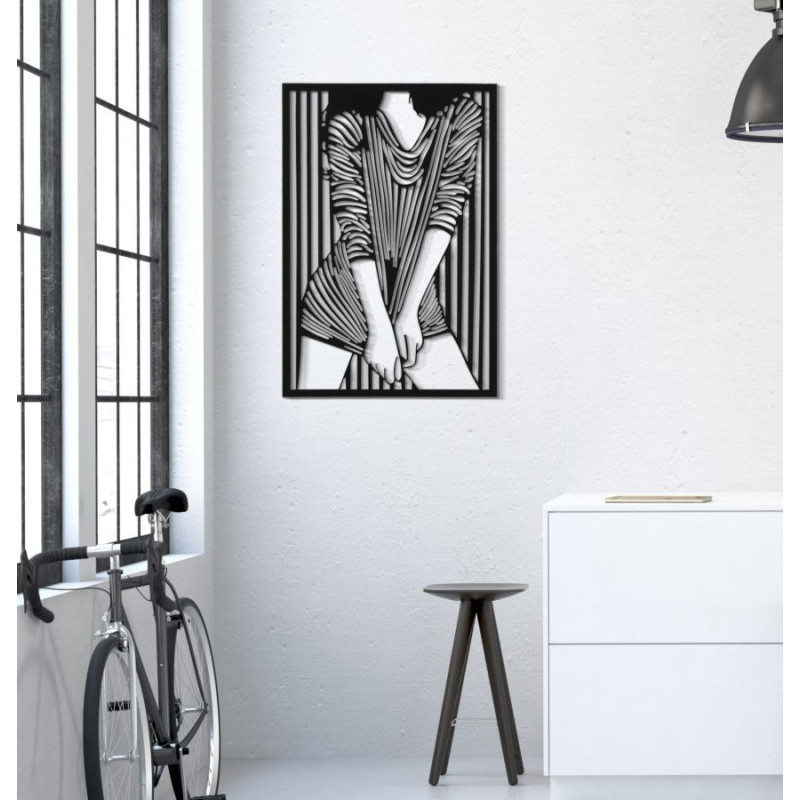 Panneau mural élégant – Simplicité et sophistication (40 x 1,3 x 60 cm)